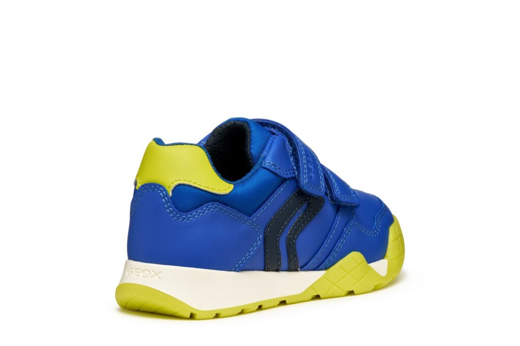 Geox Geox J Rann-E Boy J56NEA 065FU Royal/Lime Boys Trainer ROYAL/LIME Boys