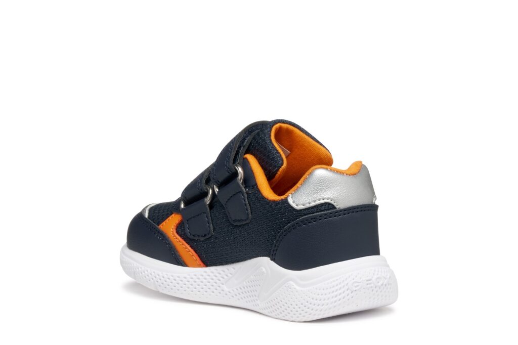 Geox Geox B SPRINTYE BOY C B564UC 0BC14 C0659 Boys Navy / Orange Trainer NAVY/ORANGE Boys