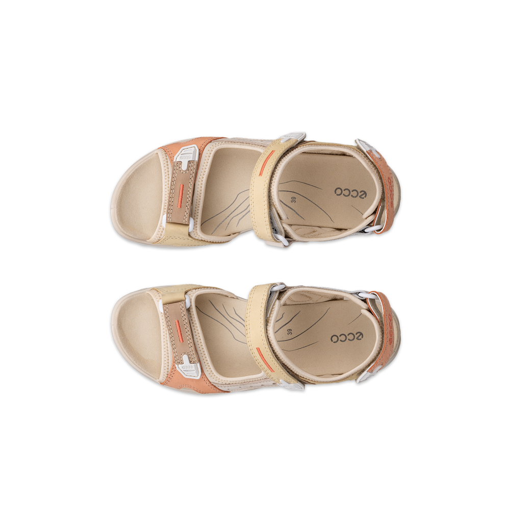 Ecco Ecco Offroad Yucatan W 06956360705 Ladies Straw Sandals Multicolor Straw Ladies
