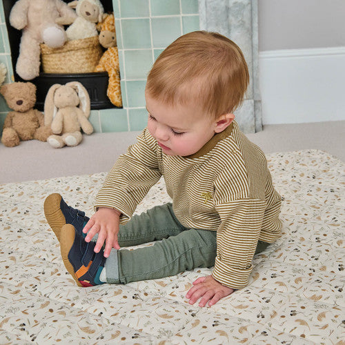 Start-rite Start-rite 0839_19 Zap Navy Leather Boys Shoe Navy Boys