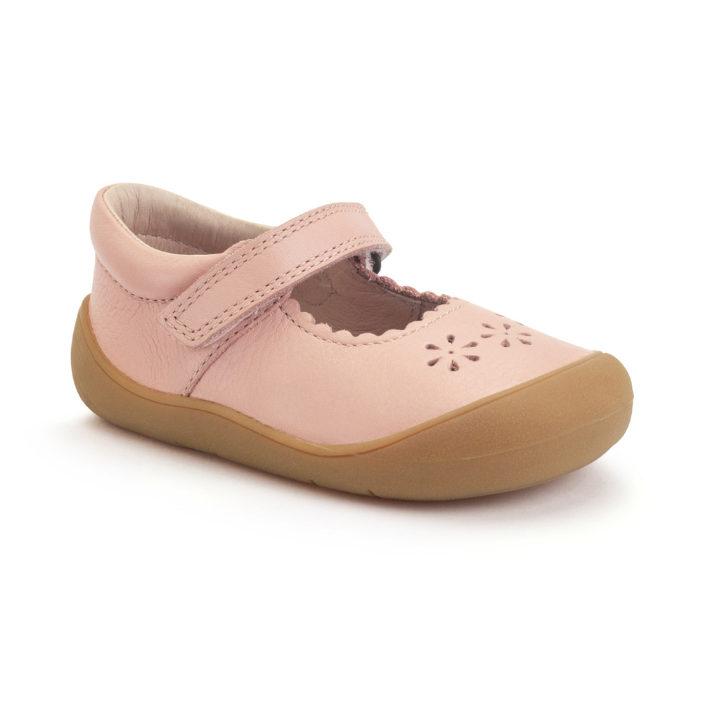 Start-Rite Start-Rite Eva 0841_6 Dusky Pink Leather Girls