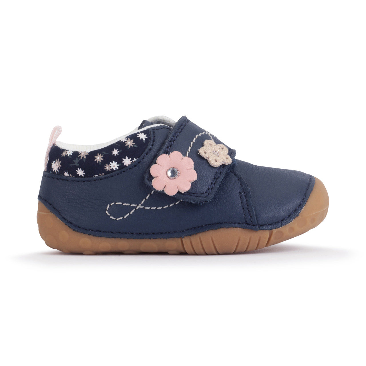 Start-rite Start-rite 0846_9 Lila Navy Leather Girls Pre Walkers Shoe Navy Girls