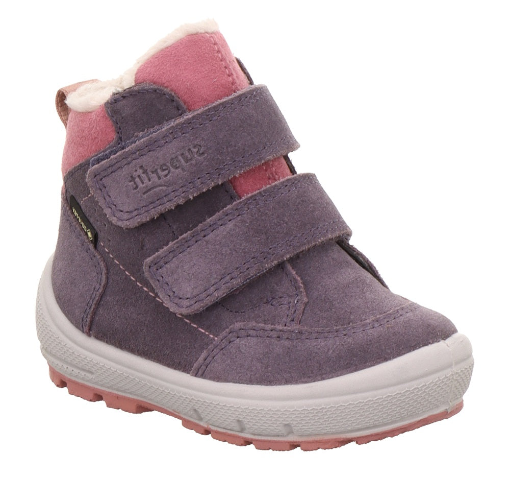Superfit Superfit Groovy 1-006319-8500 Girls Lilac Waterproof Boots Lilac/Rose Girls