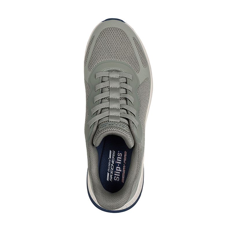 Skechers Skechers Mens Slip-Ins Bobs Squad 4 118423 Olive Olive Mens