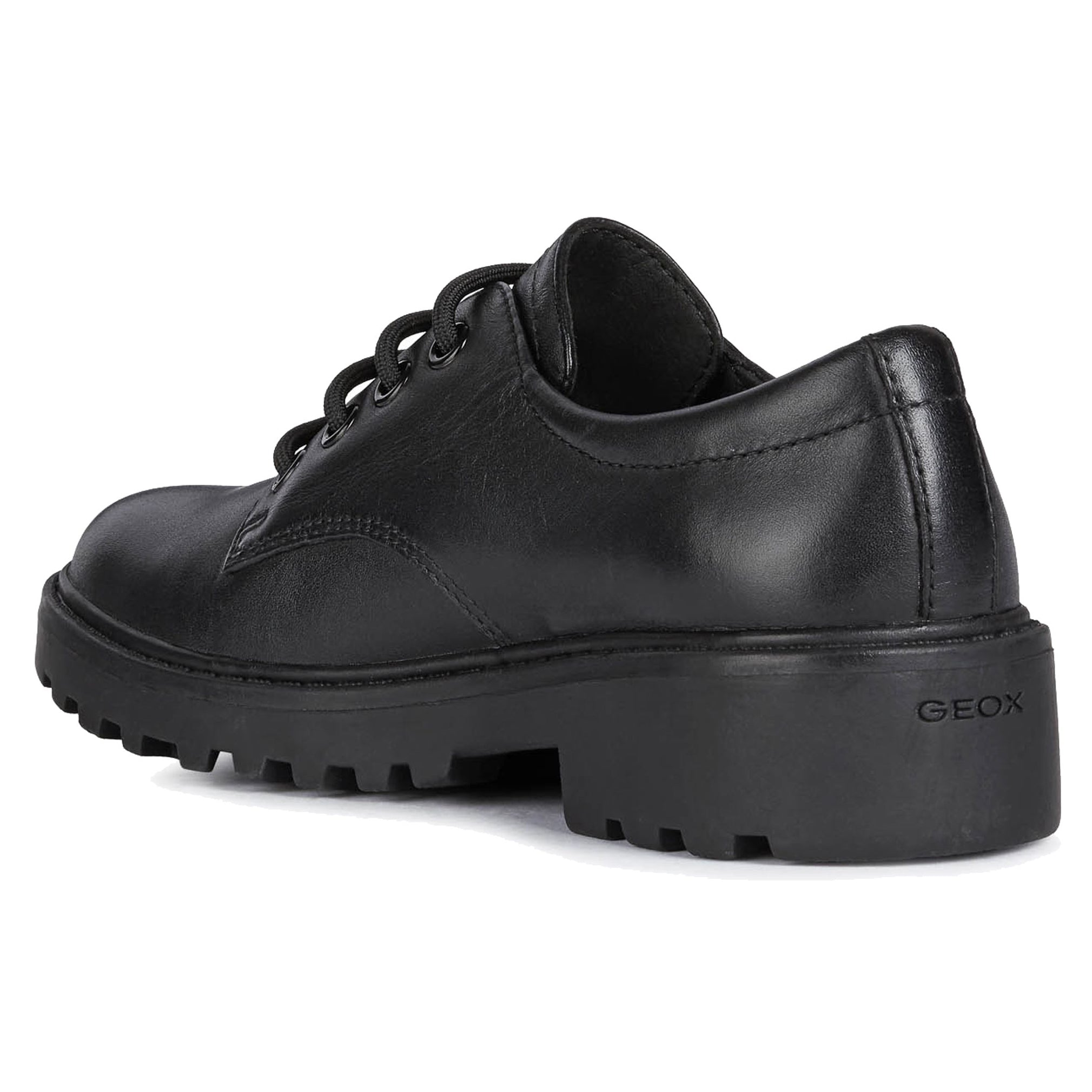 Geox Geox J Casey G.C J0420C 00043 Black School Shoes Black Girls