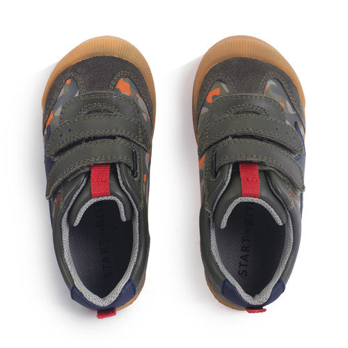 Start-Rite Start-Rite Tickle Star Dark Green Camo 1761_5 Boys Shoes Boys