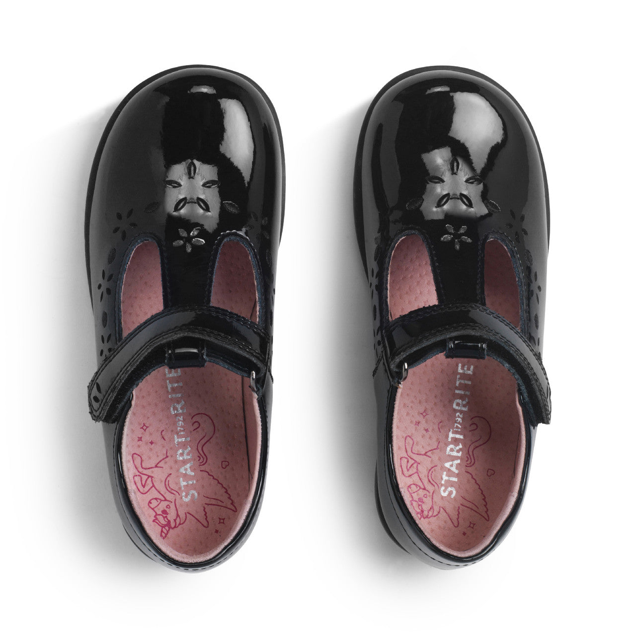 Start-Rite Start-Rite Charlotte 1791_3 Black Patent School Shoes Black Girls