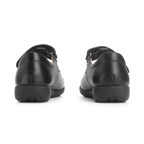 Start-Rite Start-Rite Charlotte 1791_7 Black Leather School Shoes Black Girls