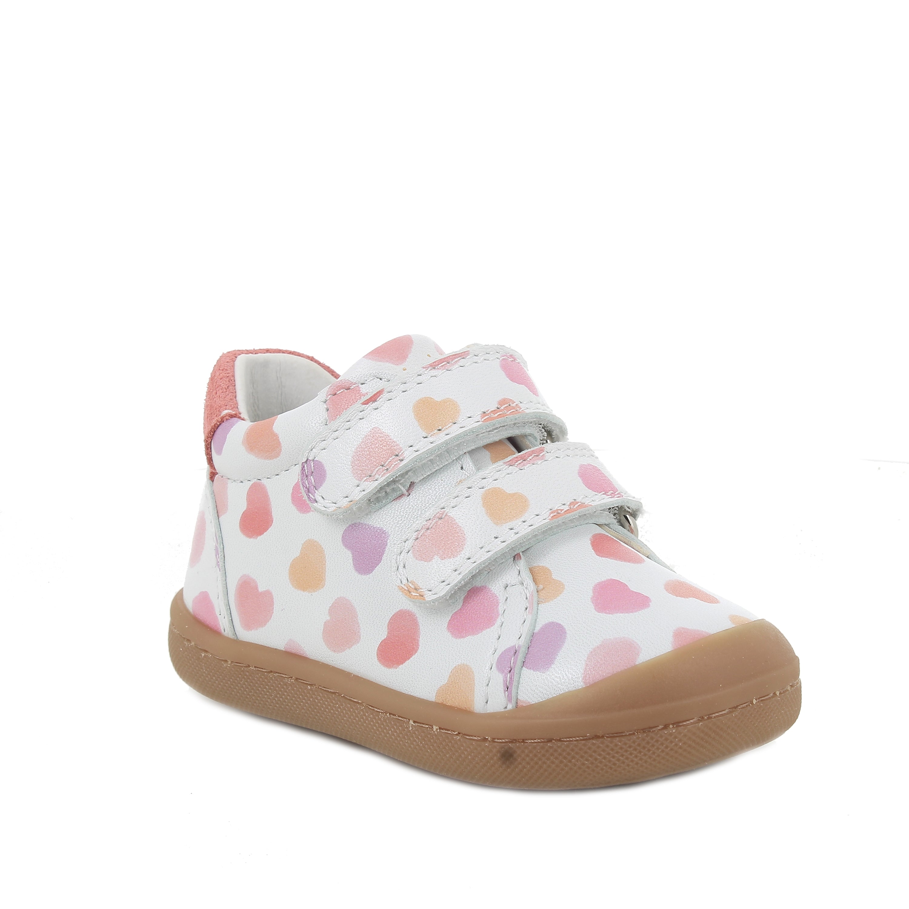 Primigi Primigi Baby Snail 1400055 White Girls First Walker Blue / Camel Girls