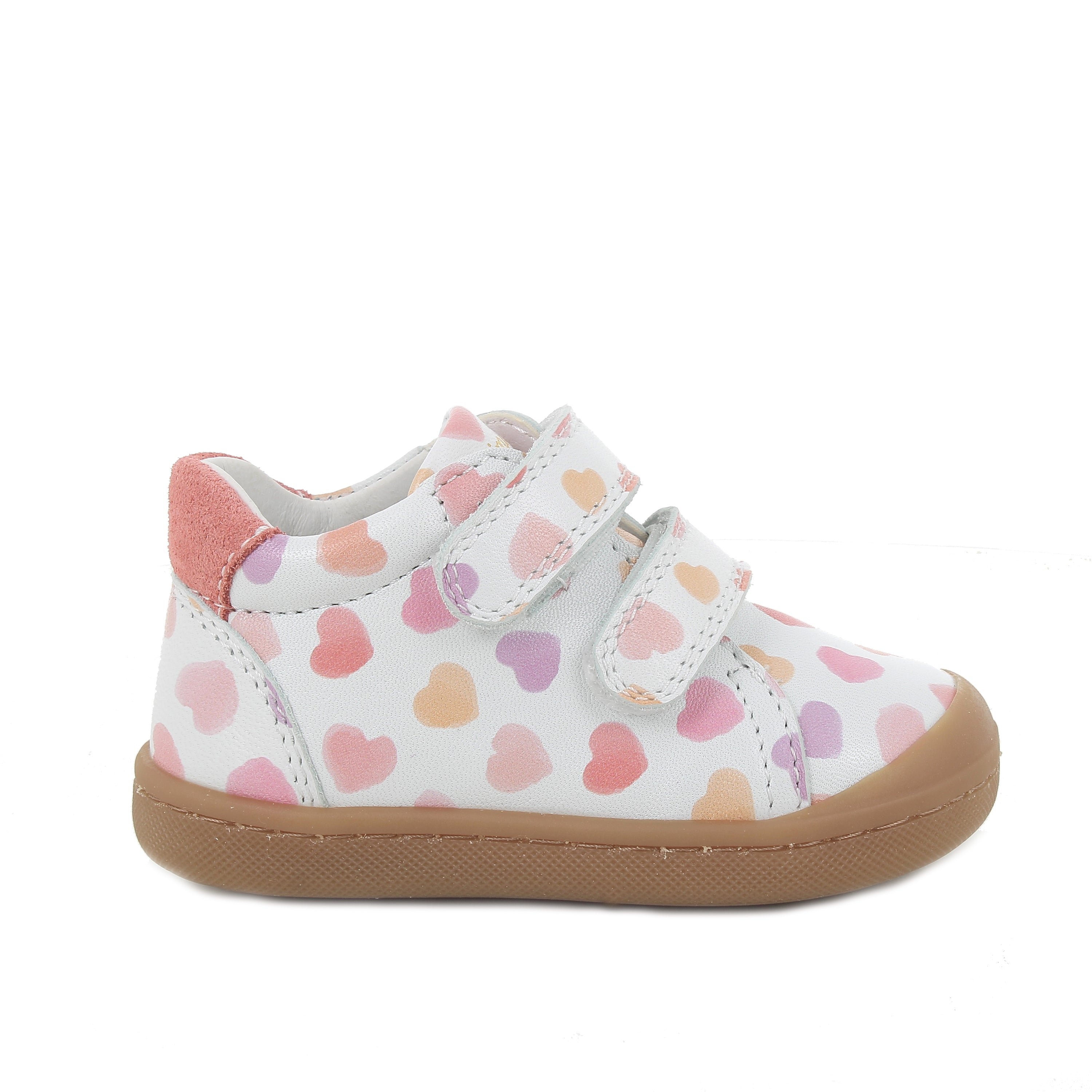 Primigi Primigi Baby Snail 1400055 White Girls First Walker Blue / Camel Girls