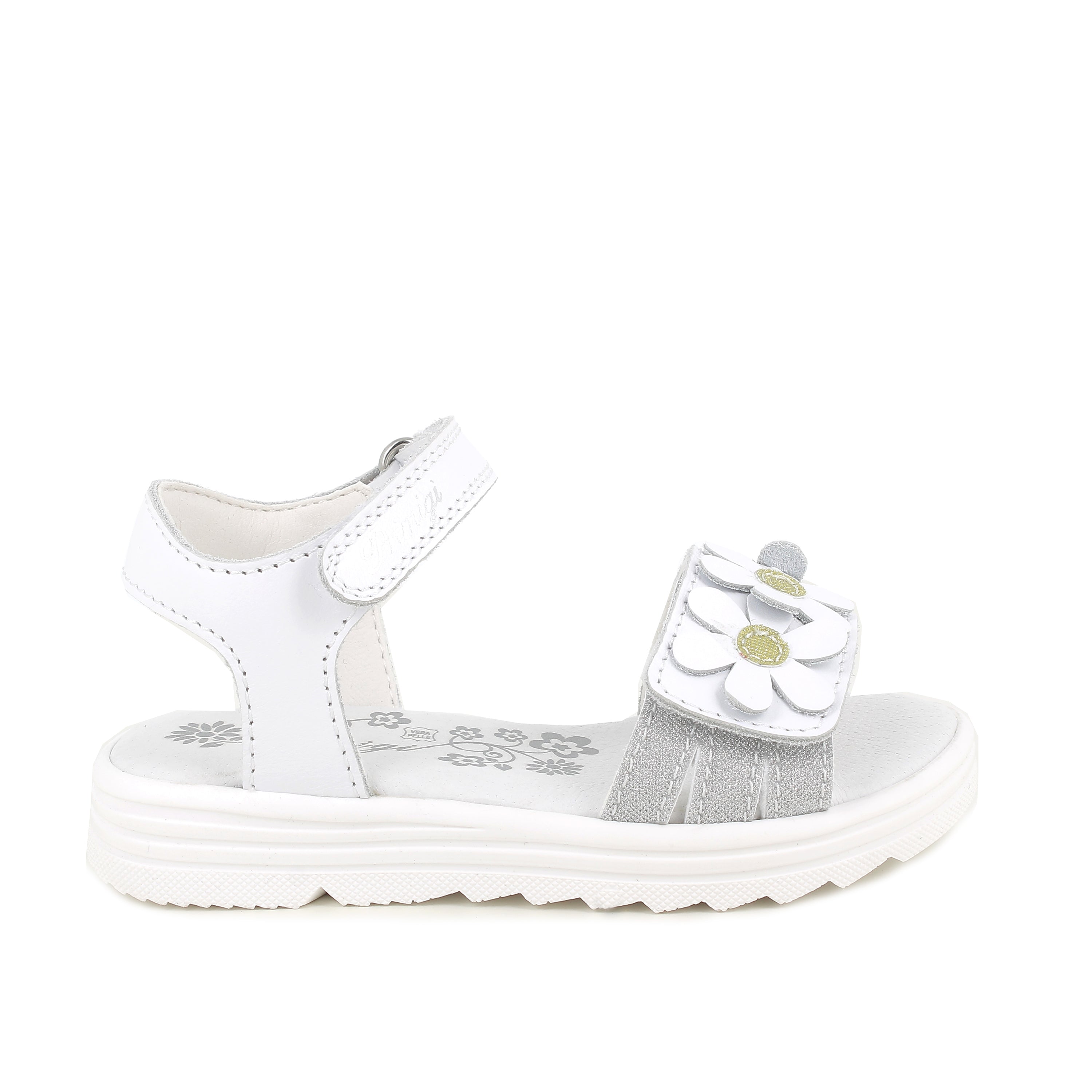Primigi Primigi Girl Cute White Sandal 1417000 White / Silver Girls