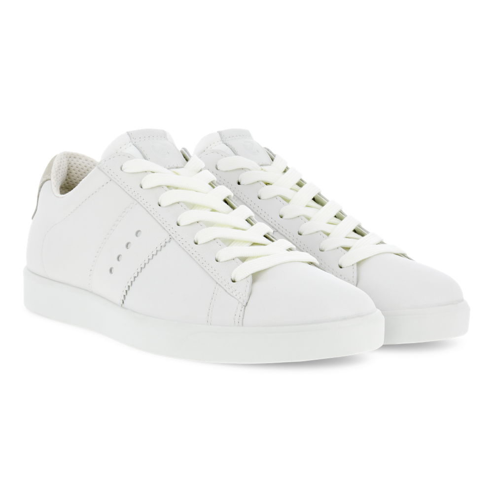 Ecco Ecco Street Lite Sneaker Lea 212803-59390 White/Shadow White Ladies