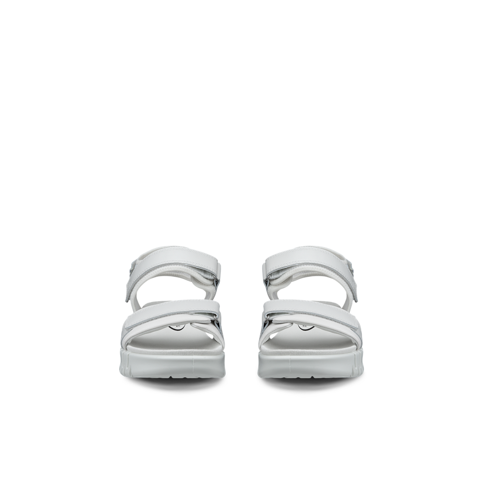 Ecco Ecco Gruuv Sol Lea 21310301007 Ladies White Sandals White Ladies