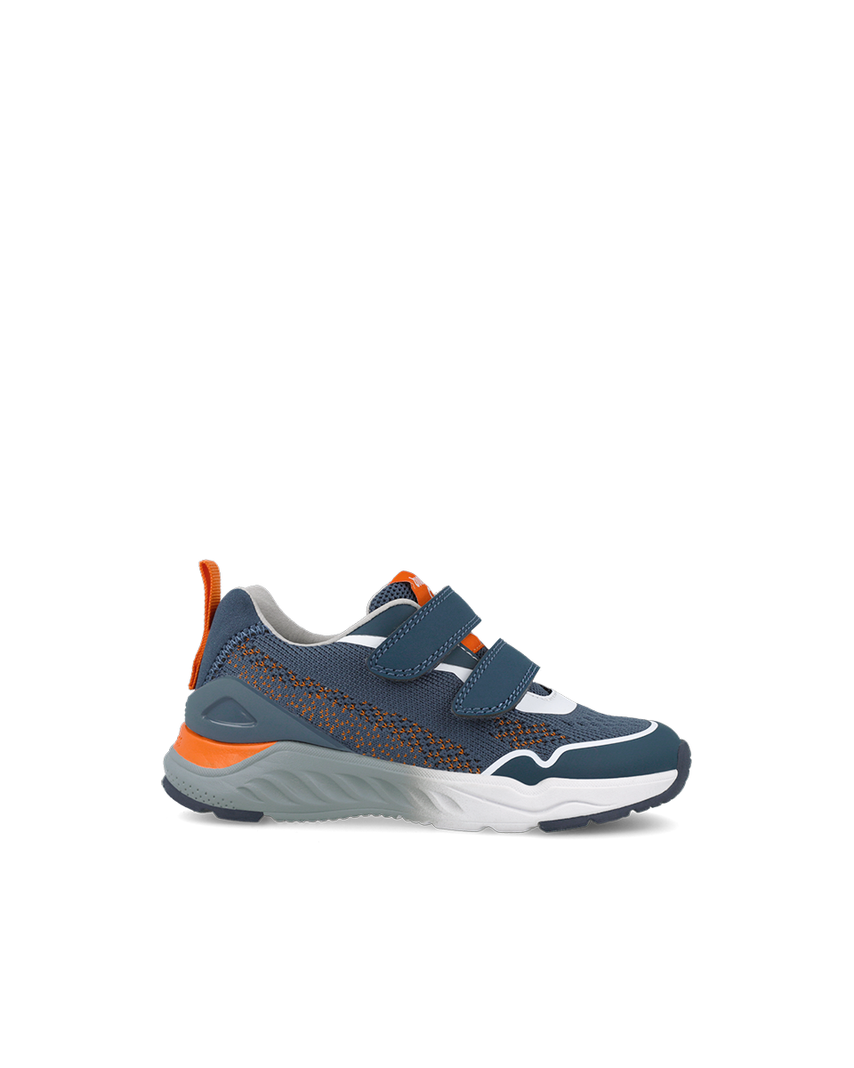 Biomechanics Biomecanics Double Velcro Navy & Orange Trainer Boys