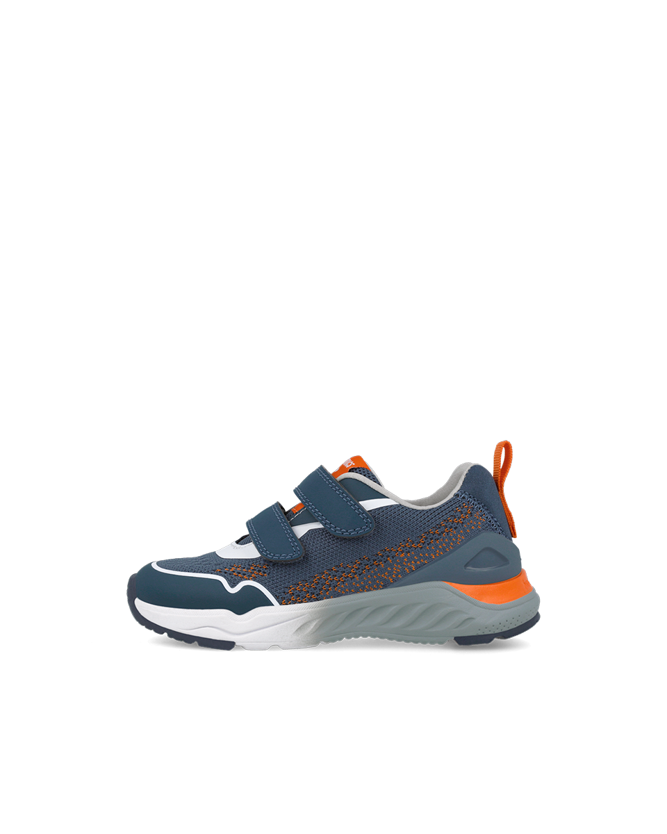 Biomechanics Biomecanics Double Velcro Navy & Orange Trainer Boys