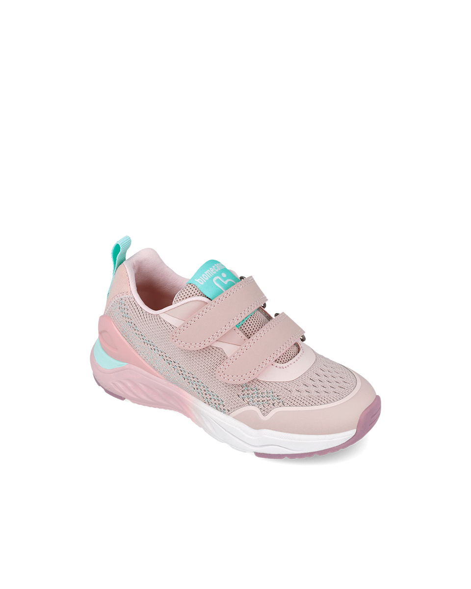 Biomecanics Biomecanics Double Velcro Old Rose Trainer Girls