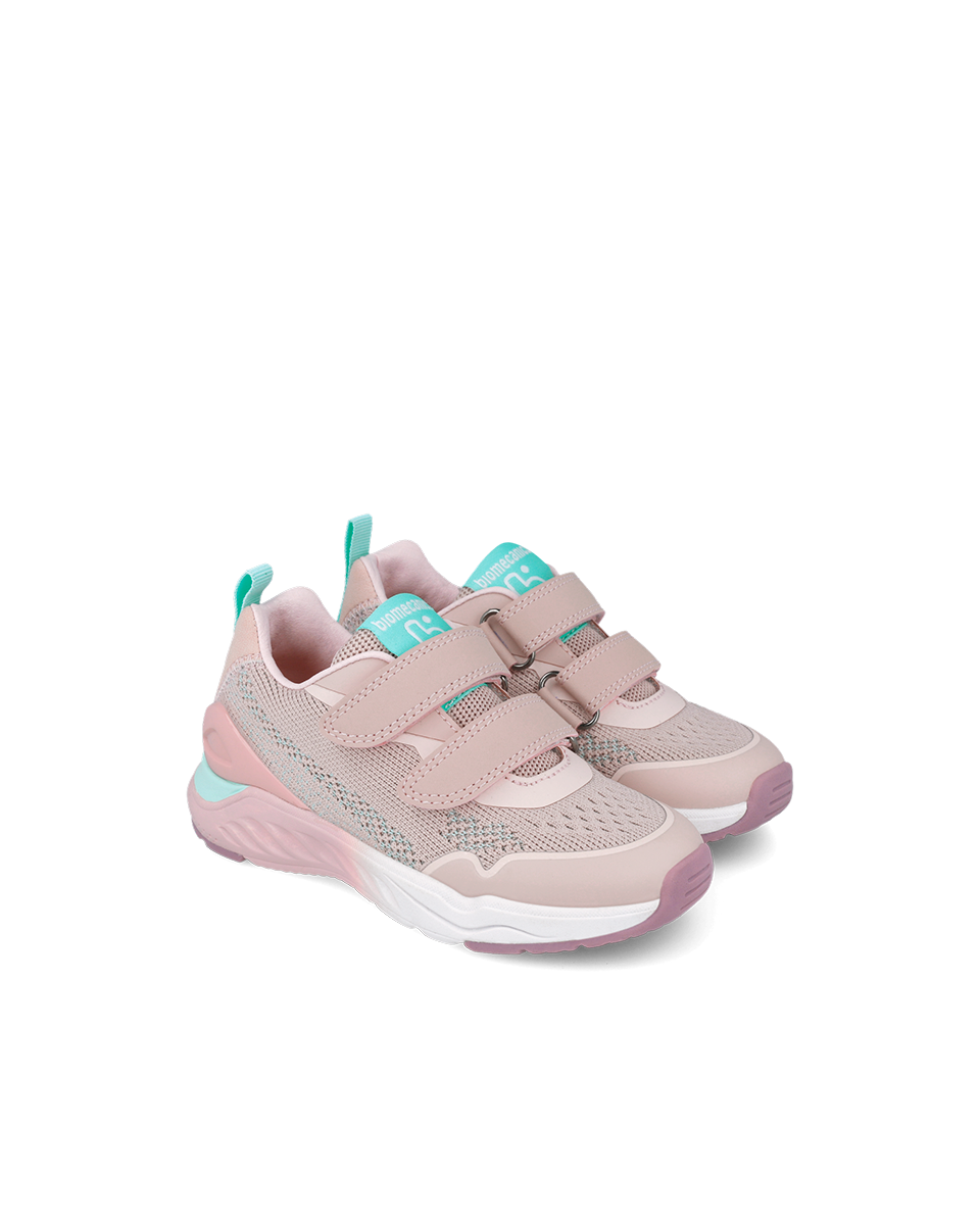 Biomecanics Biomecanics Double Velcro Old Rose Trainer Girls