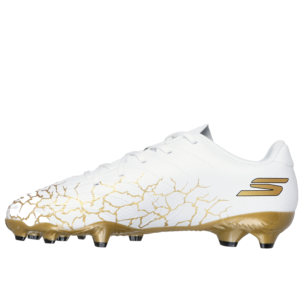 Skechers Skechers SKX_ 1.5 Jr Youth FG 252062L WBGD White/Black/Gold Boys- Girls