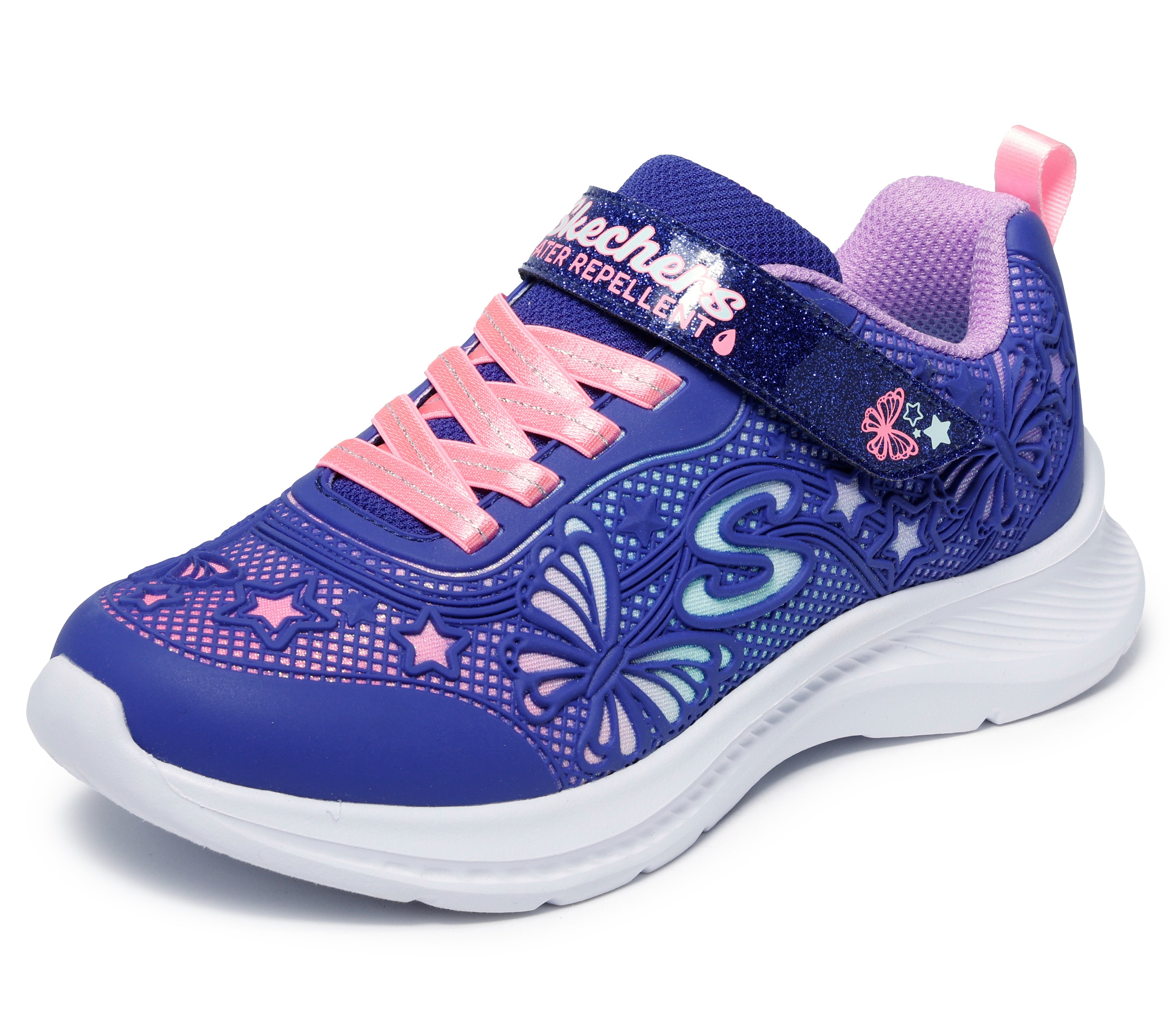 Skechers Skechers Jumpsters 2.0 Butterfly Flush 303380L Girls Navy / Multi Trainer NVMT Girls