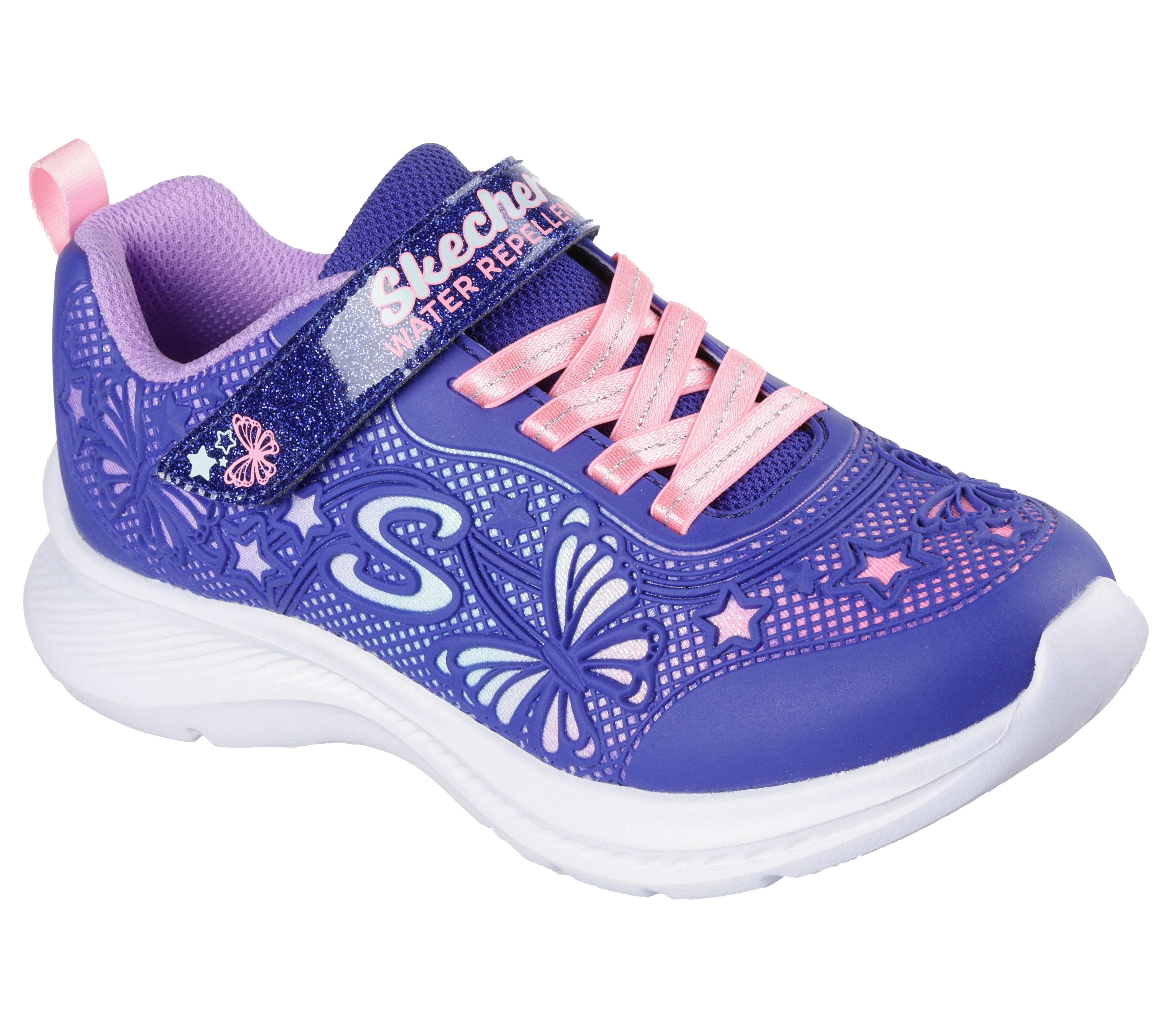 Skechers Skechers Jumpsters 2.0 Butterfly Flush 303380L Girls Navy / Multi Trainer NVMT Girls