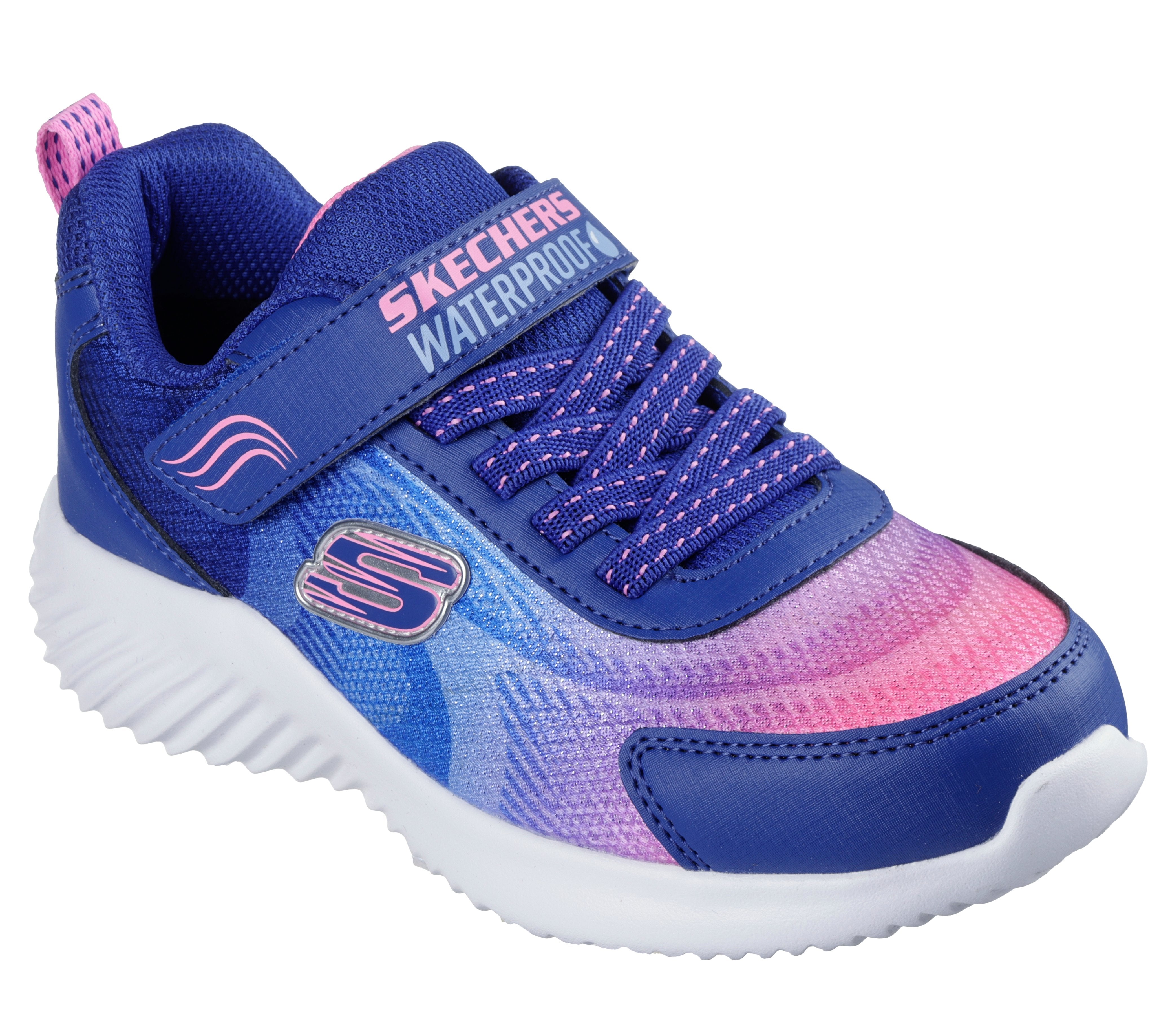 Skechers Skechers 303452L Bounder Hydra Cool Girls Waterproof Navy Trainer Navy Girls