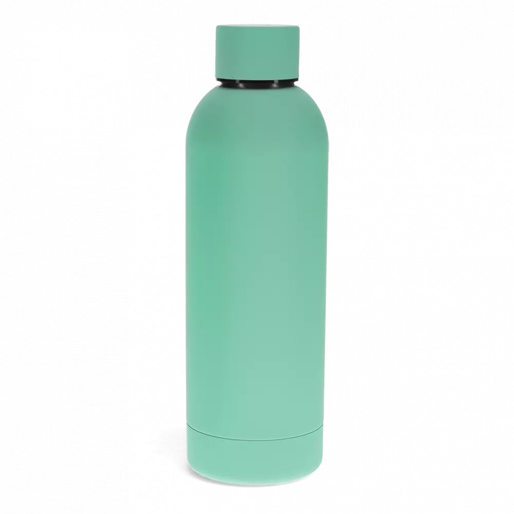 Rex Rubber Coated Steel Water Bottle Mint 30351