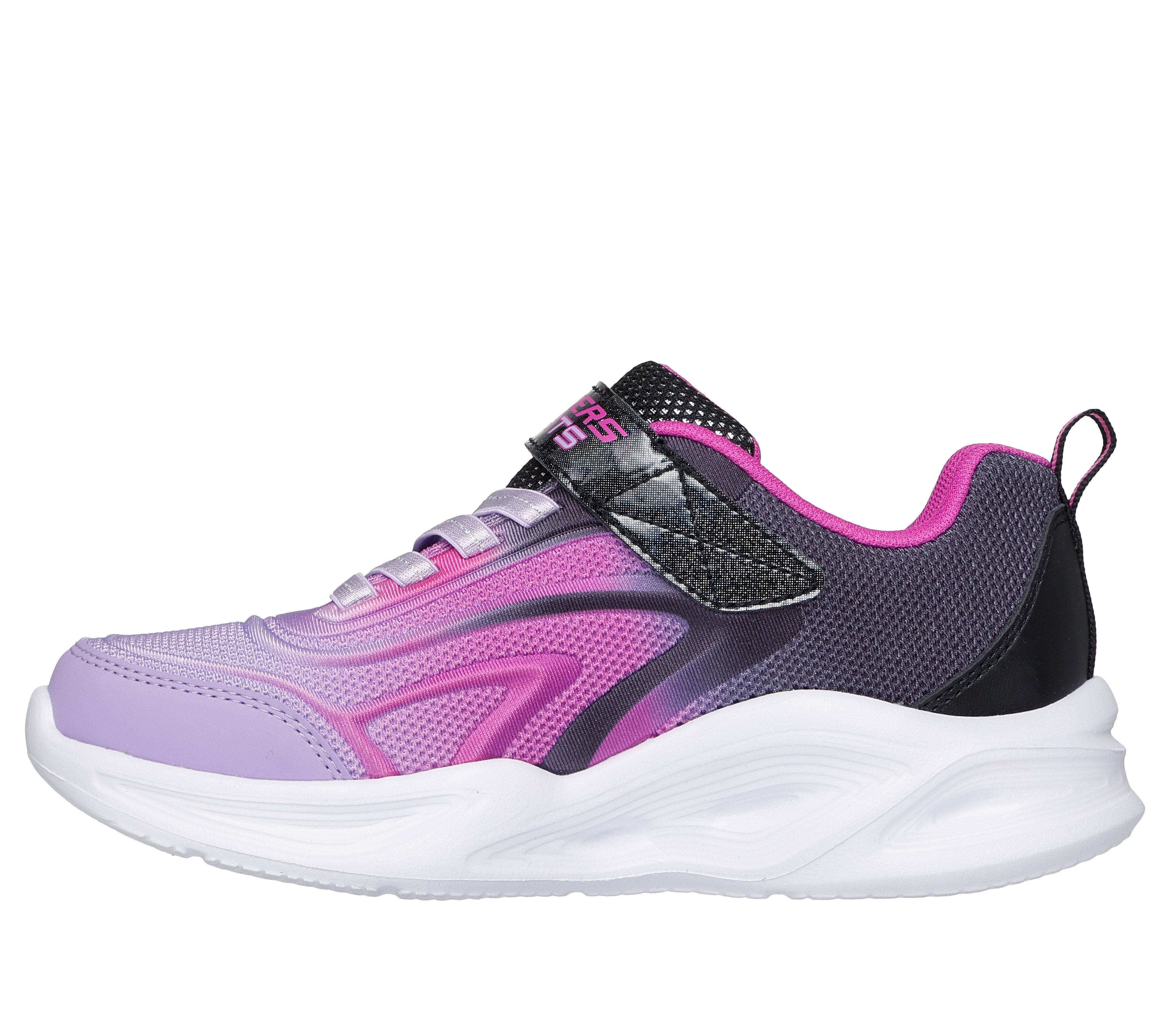 Skechers Skechers Sola Glow Colour Bright 303713L Girls Multi Lights Trainer BKMT Girls