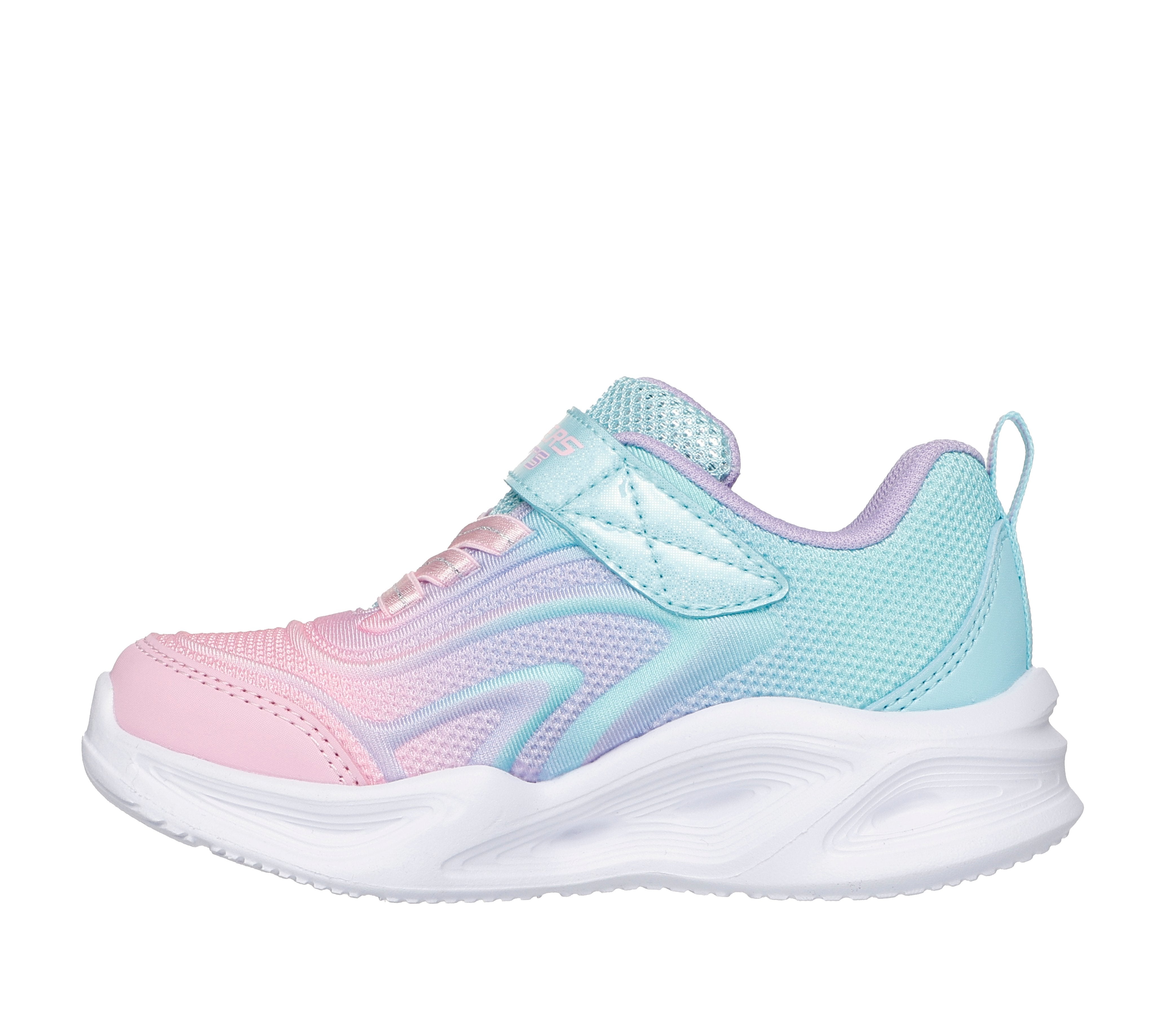 Skechers Skechers Sola Glow Clolour Breeze 303713N Girls Lights Trainer AQMT Girls