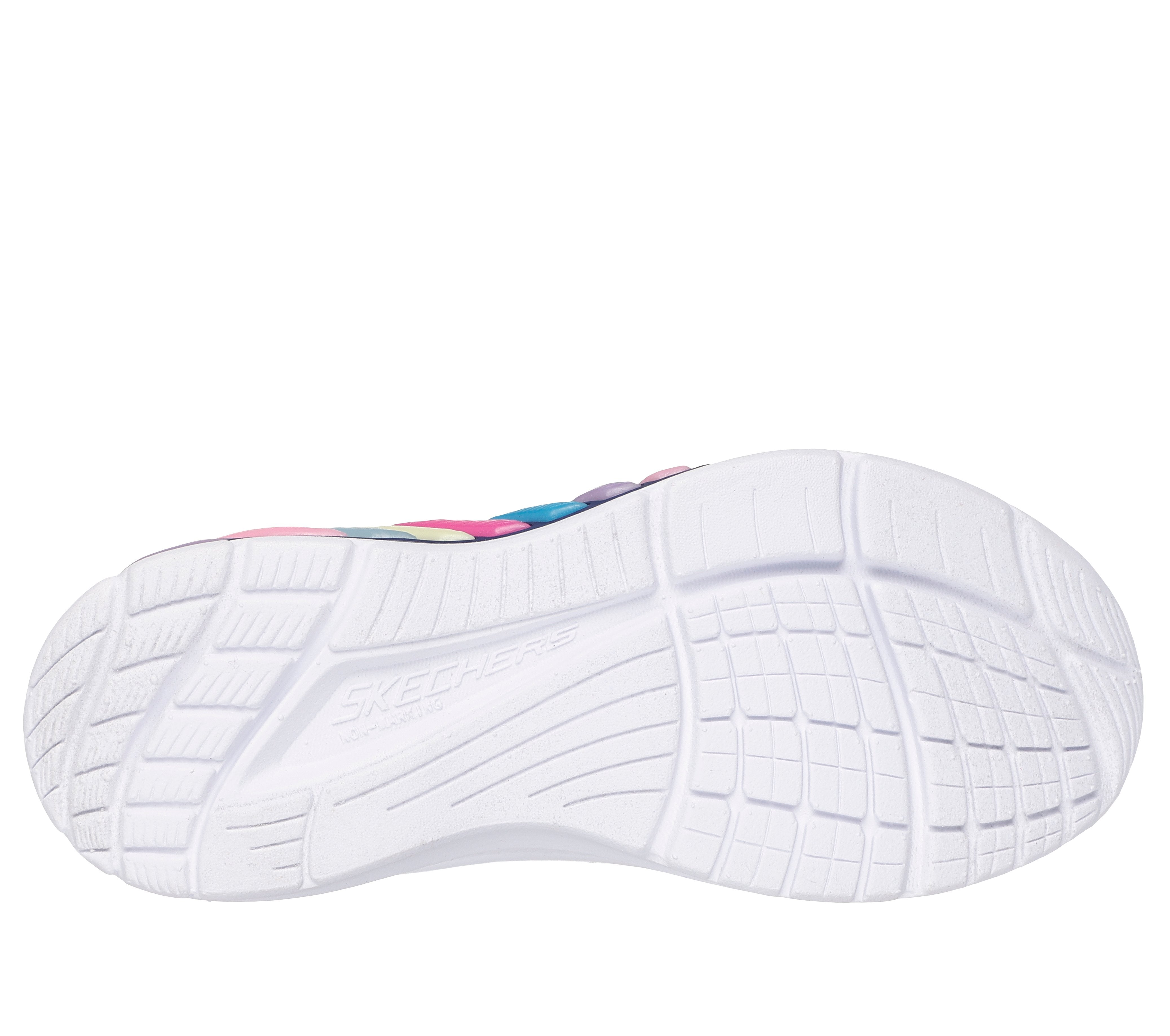 Skechers Skechers Rainbow Cruisers Reflection 303722L Girls Navy Lights Trainer NVMT Girls