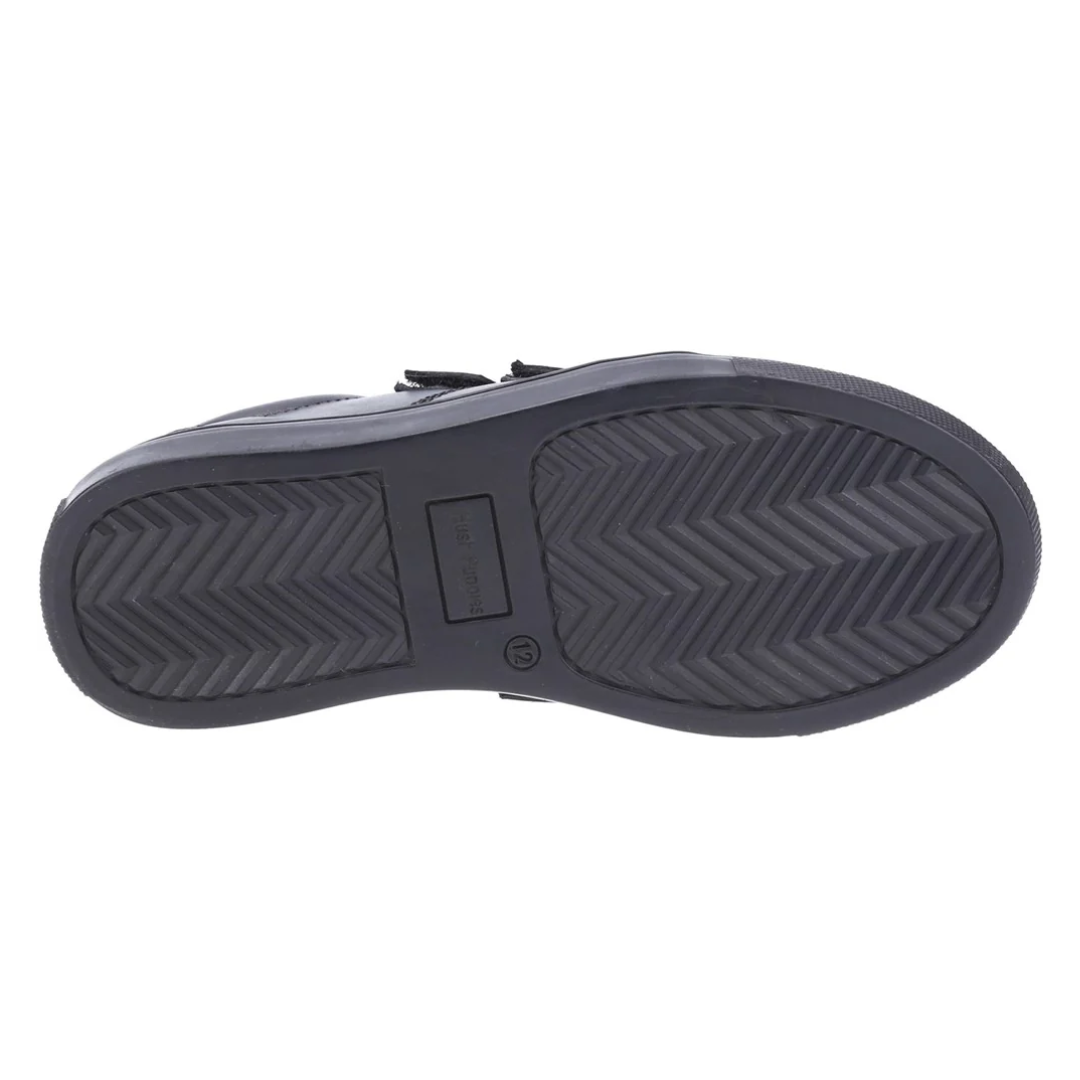 Hush Puppies Hush Puppies SANTOS JNR 26000 Boys School Shoes Black Boys