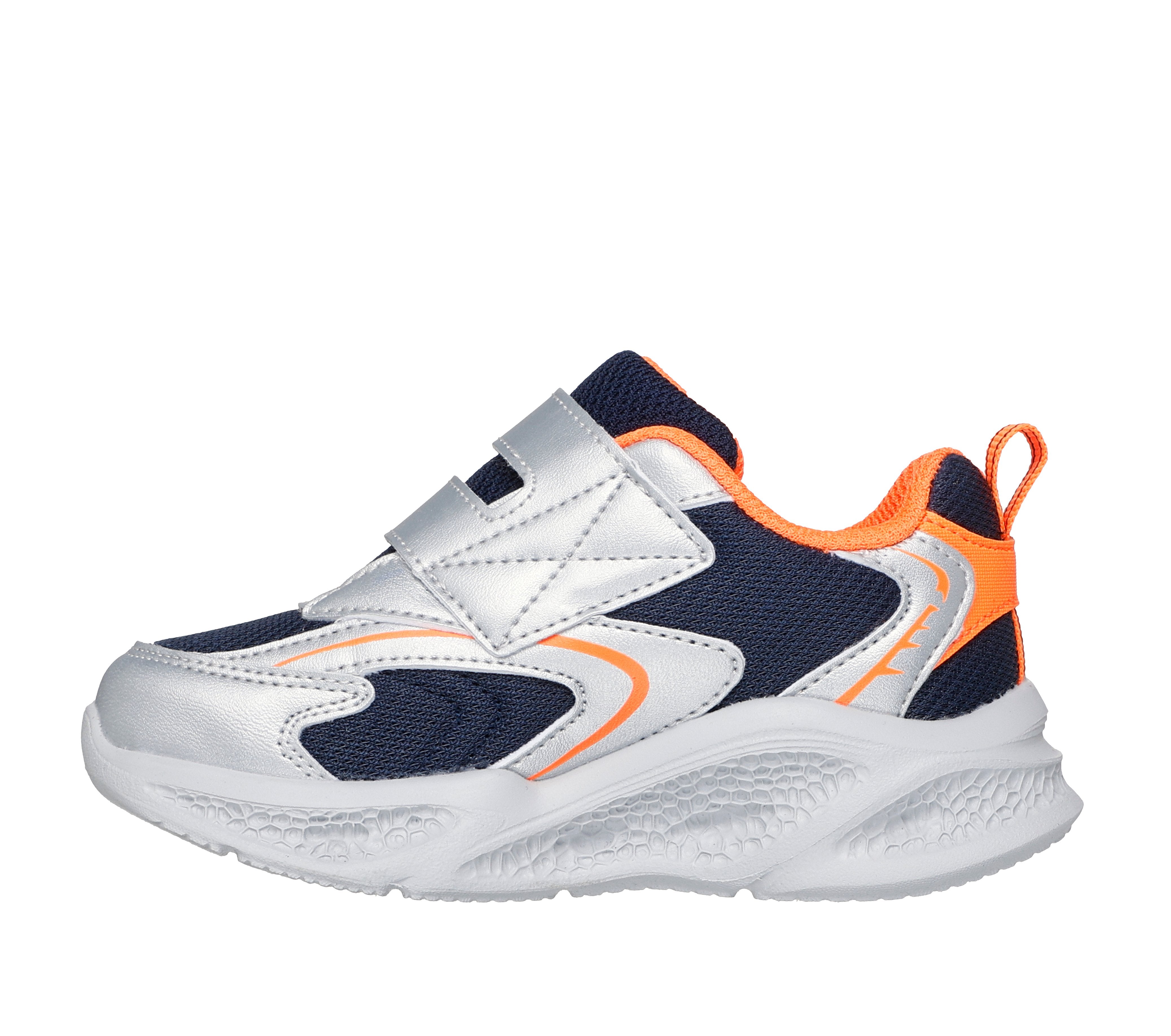 Skechers Skechers Meteor Lights 401498N Boys Silver Trainer SLOR Boys