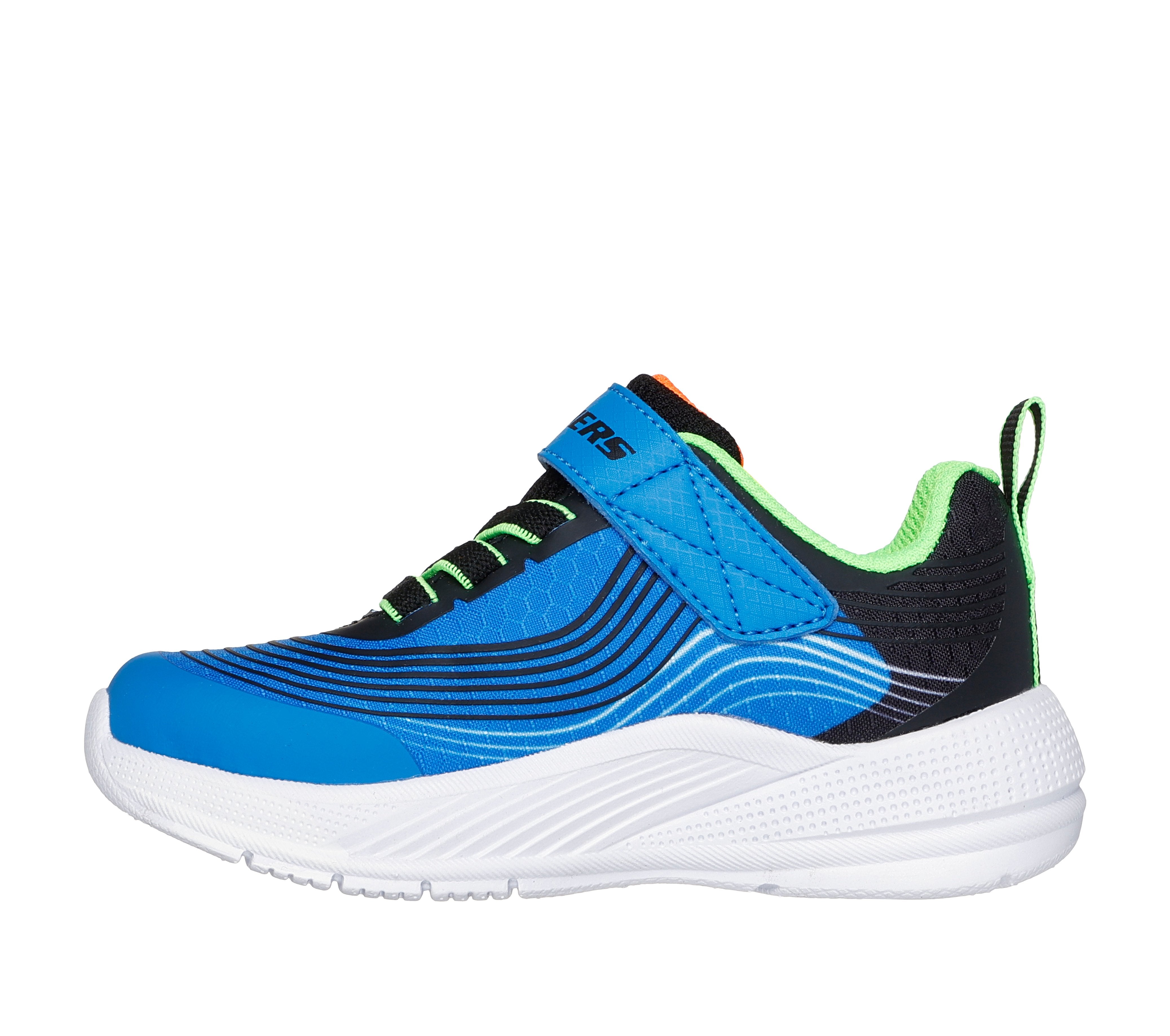 Skechers Skechers Microspec Advance 403926N Boys Blue / Lime Trainer BLLM Boys