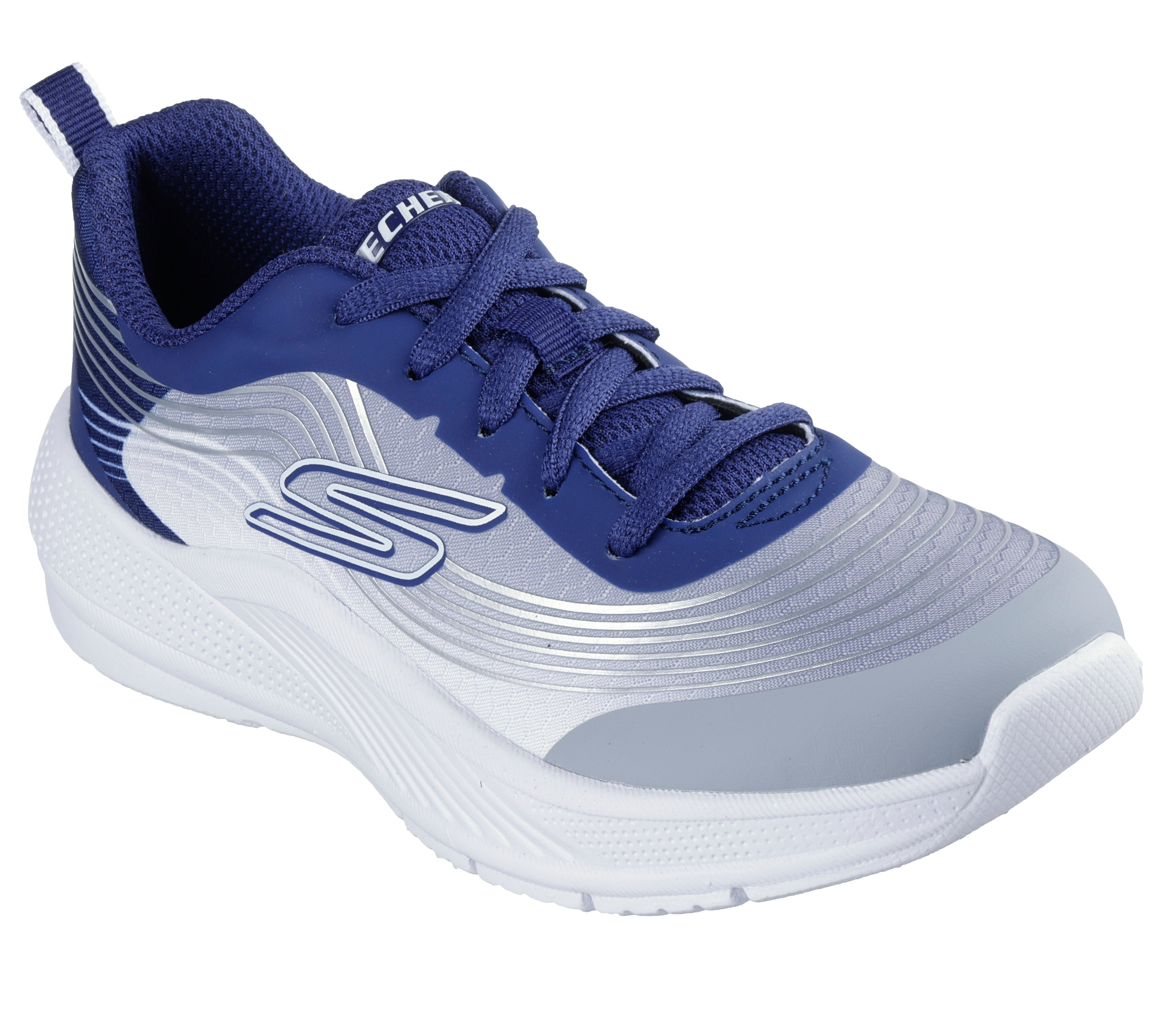Skechers Skechers Microspec Advance 403927L Boys Navy / Lt Grey Trainer NVLG Boys