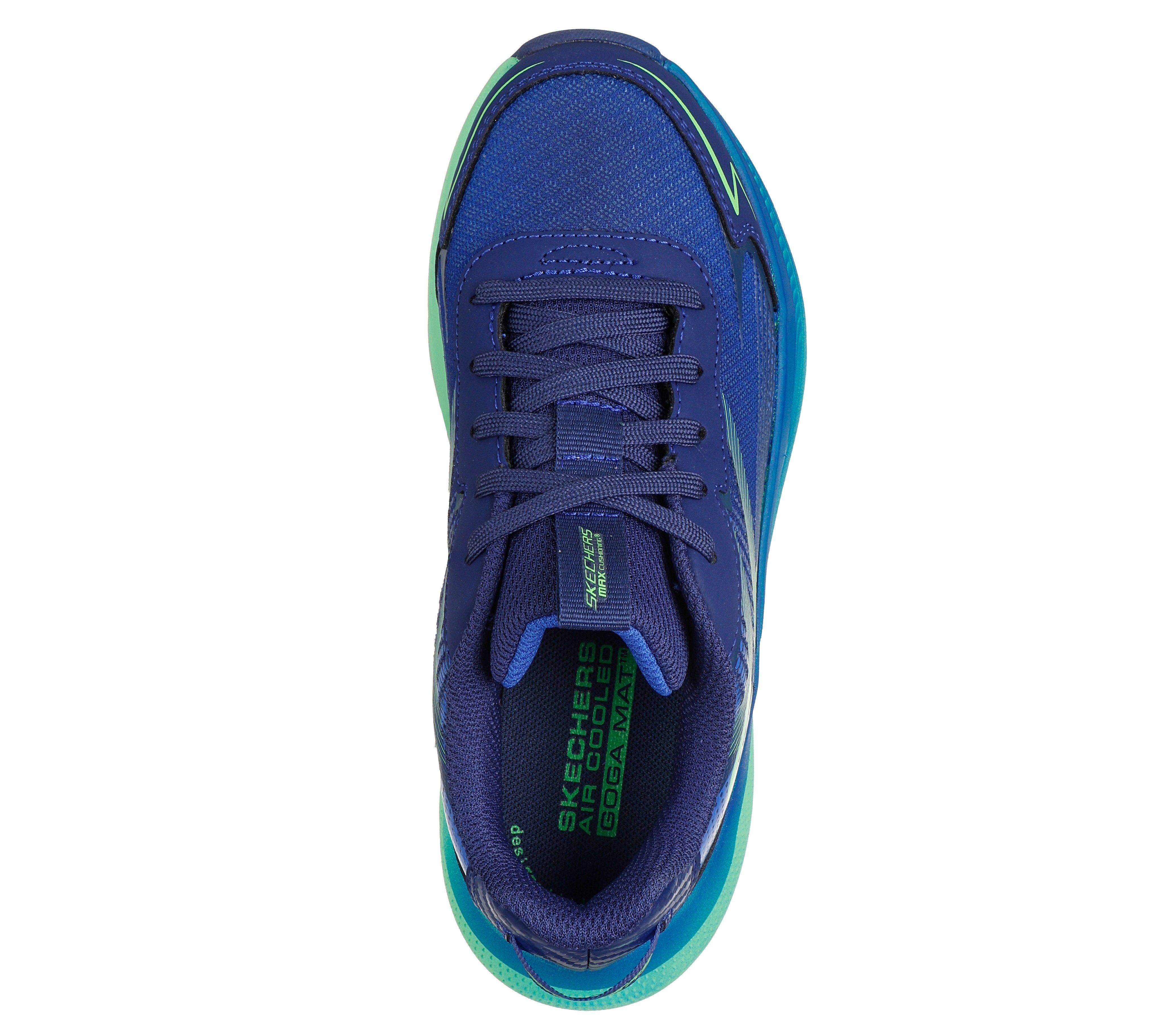Skechers Skechers Max Cushioning Ascent 404023L Boys Navy / Lime Trainer NVLM Boys