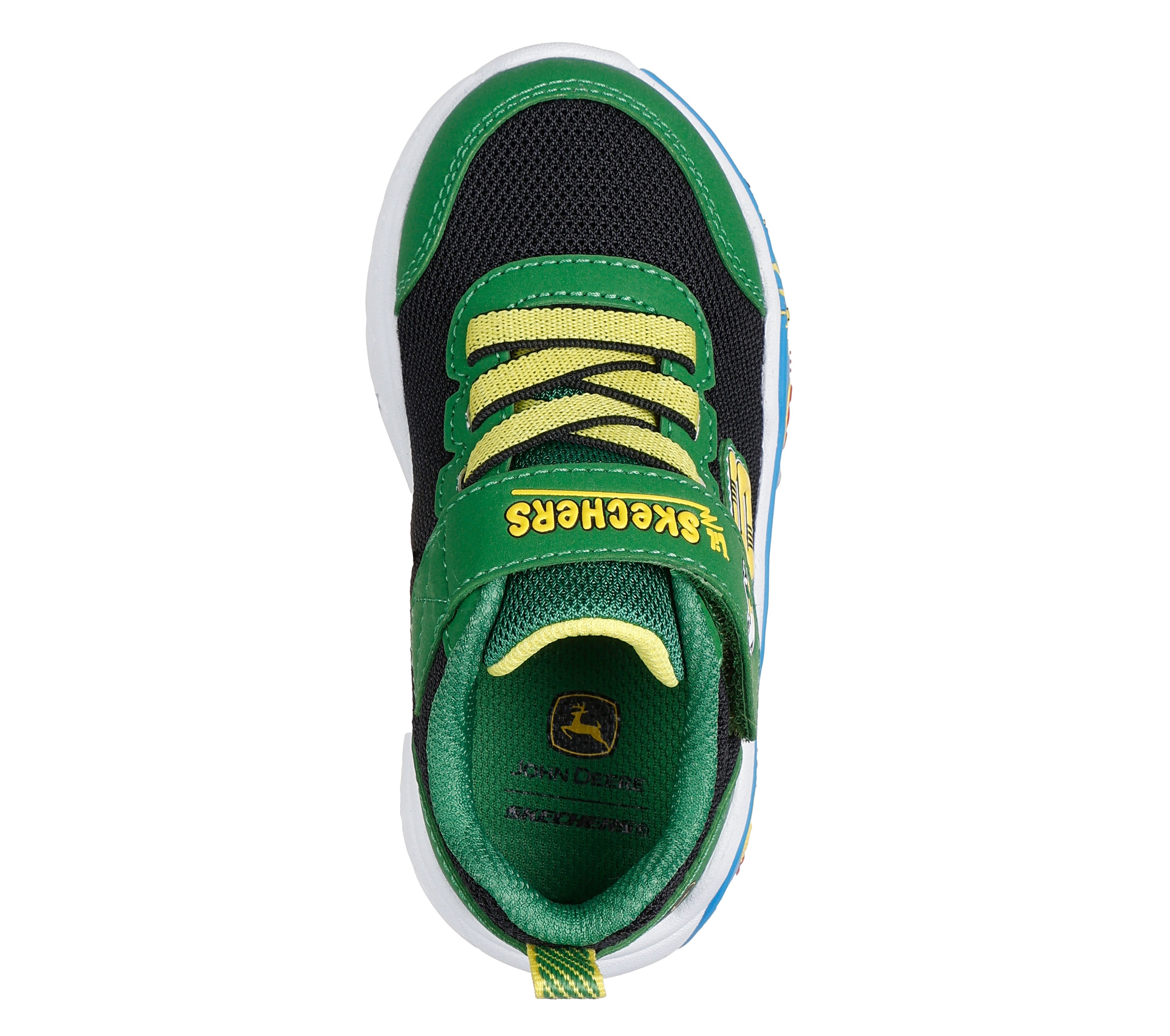Skechers Skechers Play Scene Barn Squad Buddies 407065N Boys Green Trainer GNBK Boys