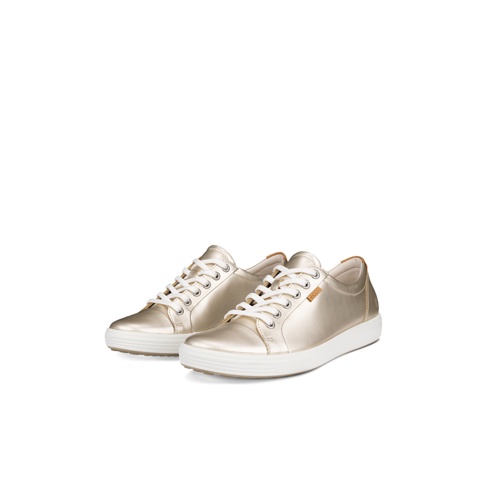 Ecco Ecco Soft 7 Lace 430003-61160 Pure White Gold Ladies
