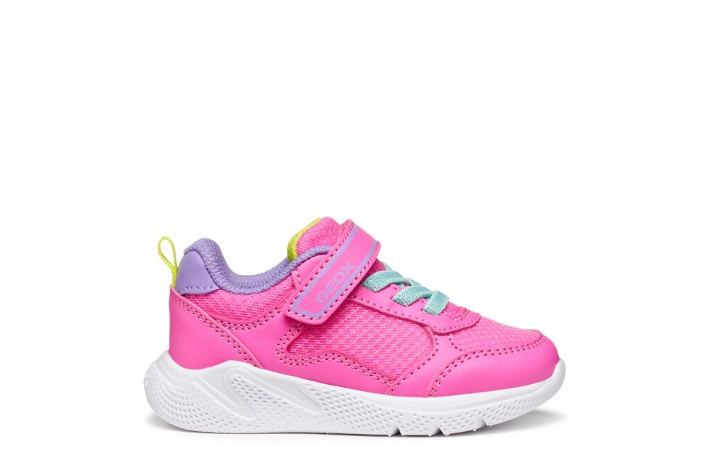 Geox Geox B SPRINTYE GIRL B B564TB 0BC14 C8L8E Girls Fuchsia Trainer FLUO FUCHSIA/DK LILA Boys
