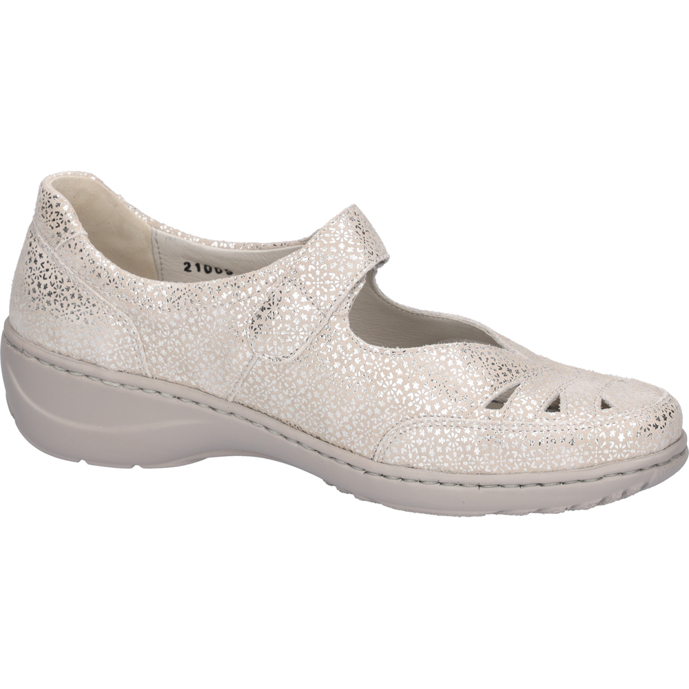 Waldlaufer Waldlaufer Kya 607309-197-120 Tago Platin Wide Ladies