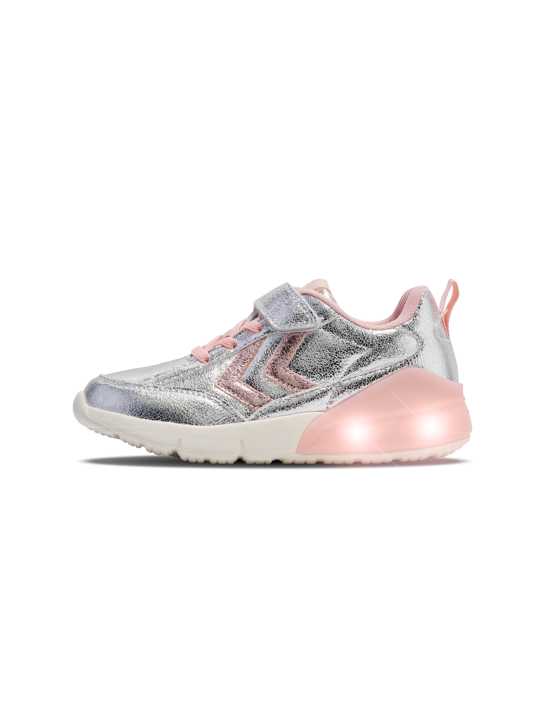 Hummel Hummel Daylight Glitter Jr Girls Silver Trainer 224690 Silver Girls