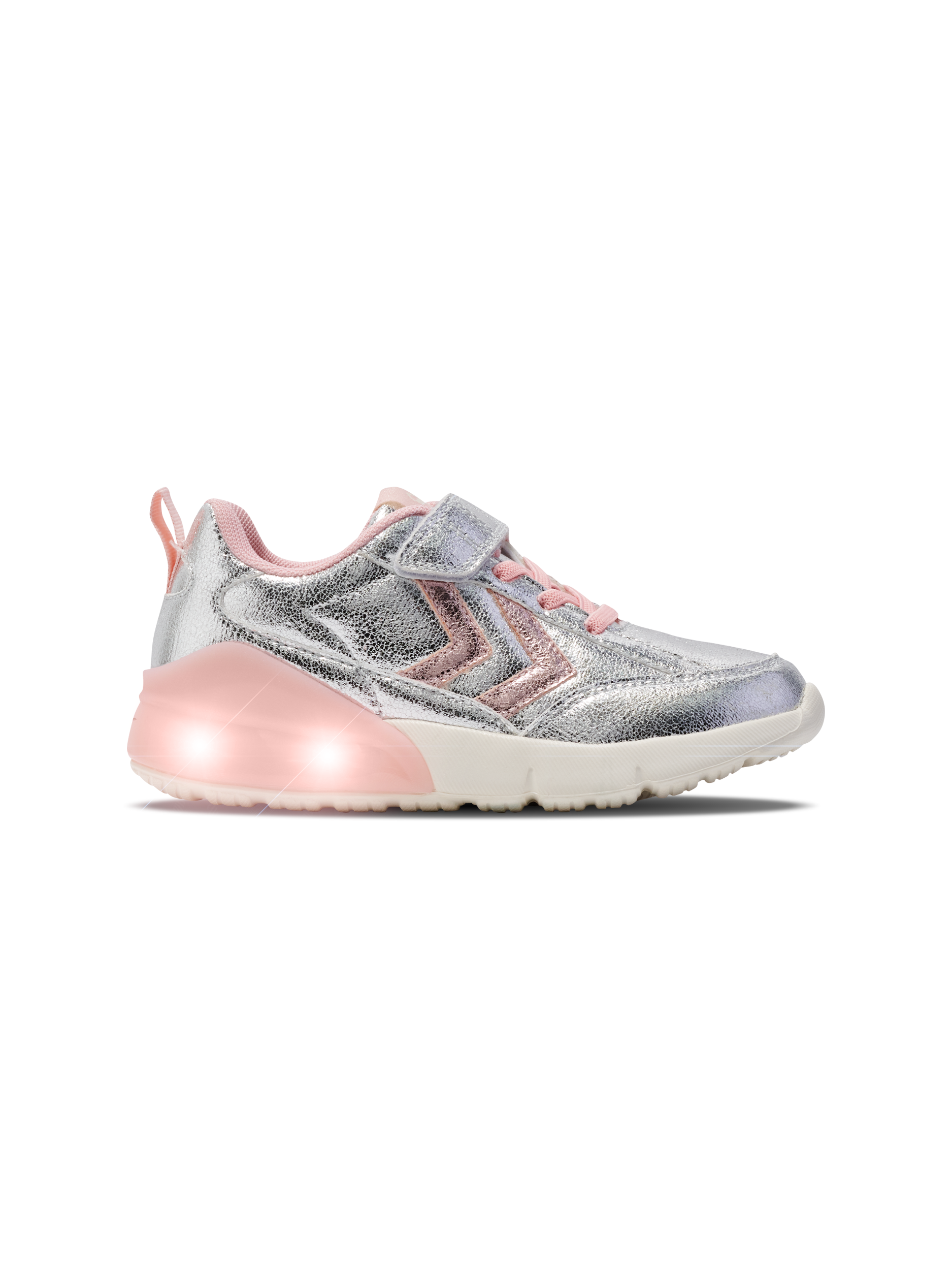 Hummel Hummel Daylight Glitter Jr Girls Silver Trainer 224690 Silver Girls