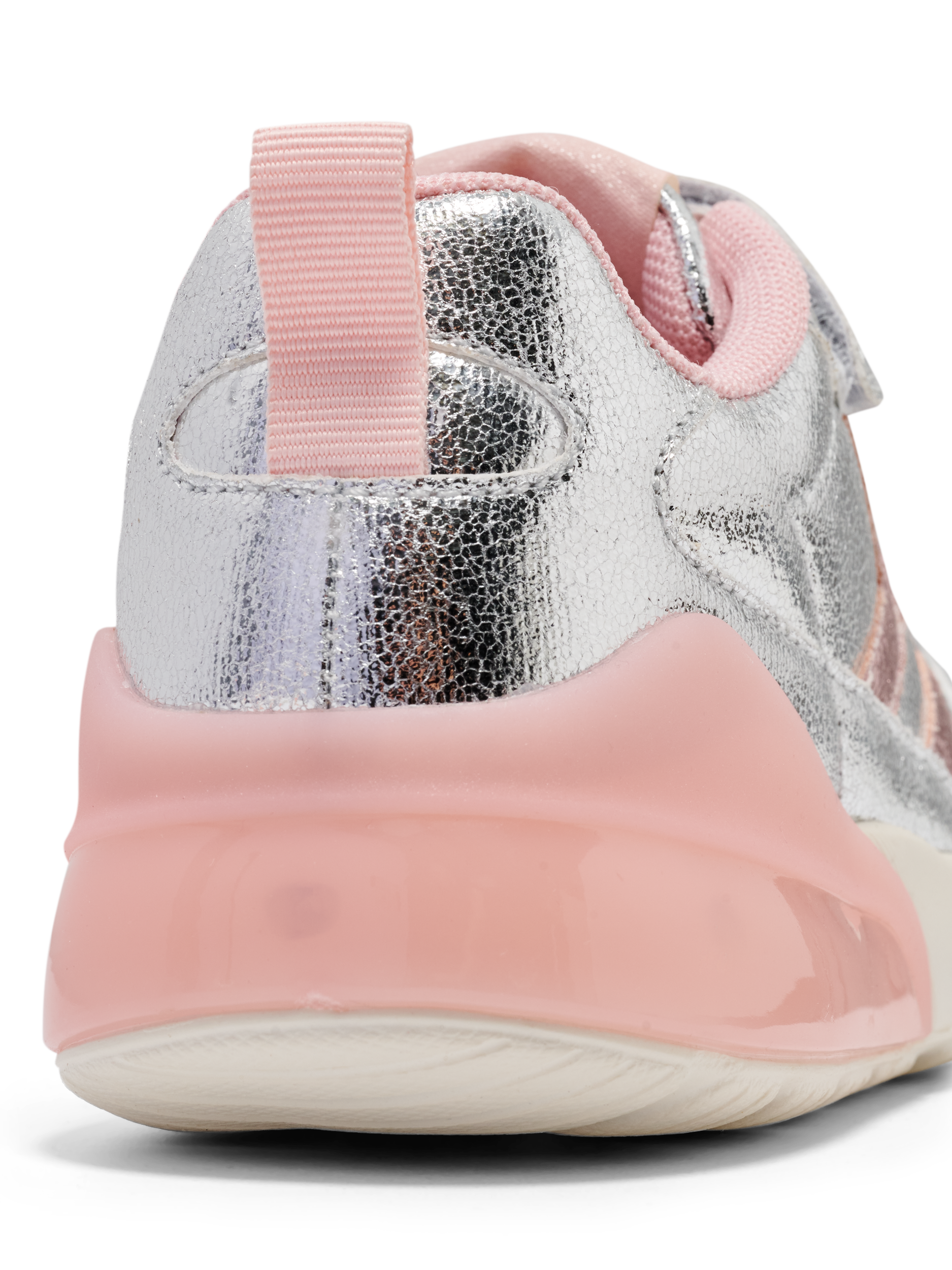 Hummel Hummel Daylight Glitter Jr Girls Silver Trainer 224690 Silver Girls