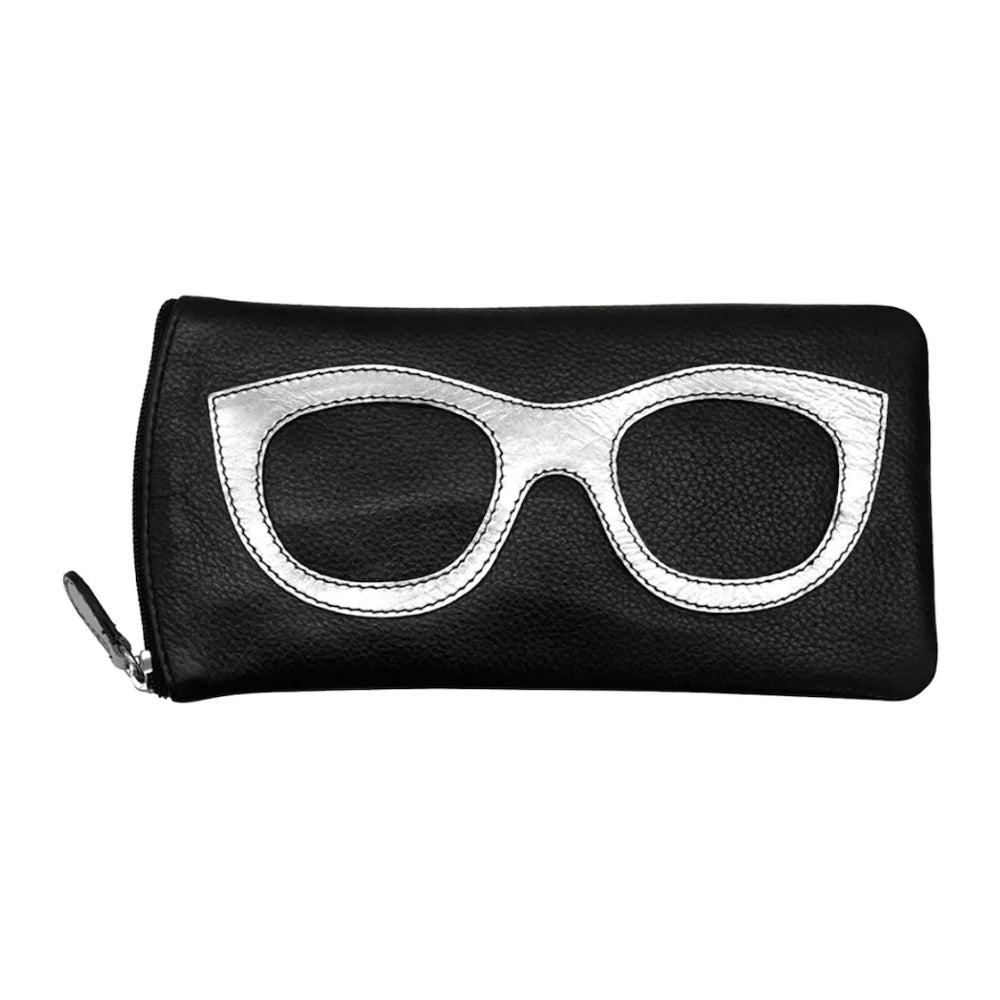 Jewn AP642 Leather Glasses Case Aegean Blue Accessories