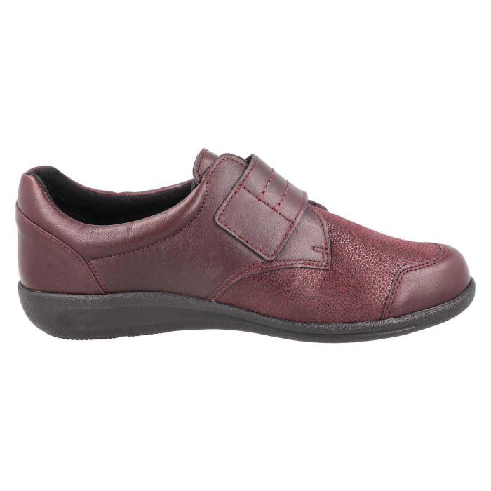 DB Shoes DB Shoes 68205R Ember 2V Burgundy Leather Ladies Shoe Burgundy Ladies
