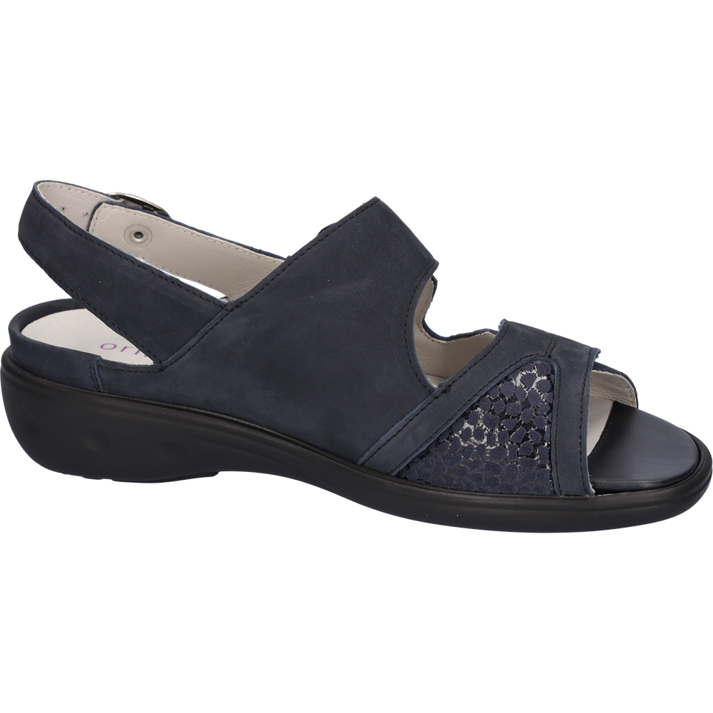 Waldlaufer Waldlaufer Kara 684K01-202-217 Marine Sandals Marine Ladies