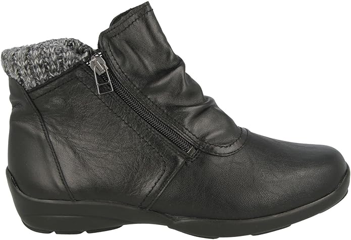 Db Shoes DB Shoes Stoke Black Stretch Ladies 2V Boot Black Ladies