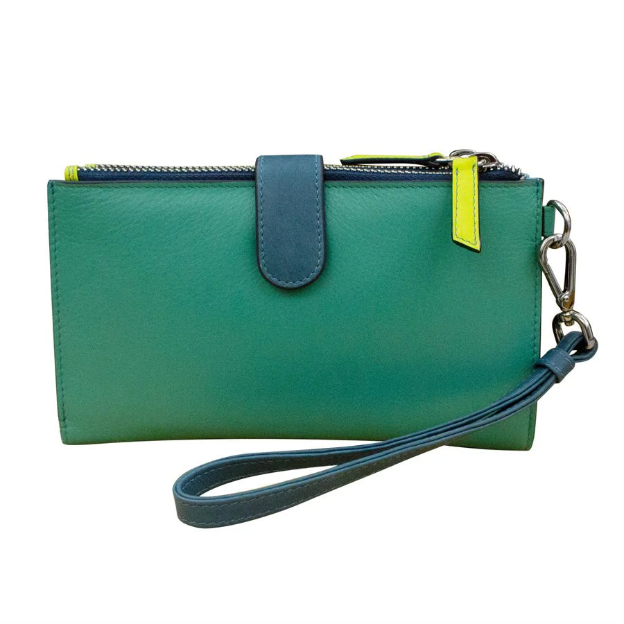 Jewn AP-7422/SERENITY Leather Phone Wallet Wristlet Serenity Multi Accessories
