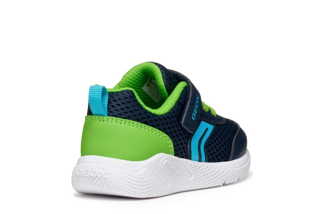 Geox Geox B SPRINTYE BOY B454UC 01454 C0749 Boys Navy / Lime Trainer NAVY/LIME Boys