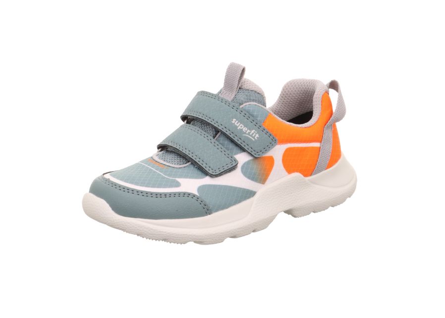 Superfit Rush 1-000208-7500 Light Green & Orange Boys Trainer