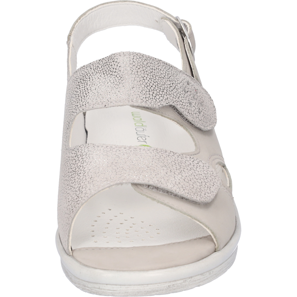 Waldlaufer Waldlaufer Merle 811004-324-070 Stein Silver Sandals Stein Silber Ladies