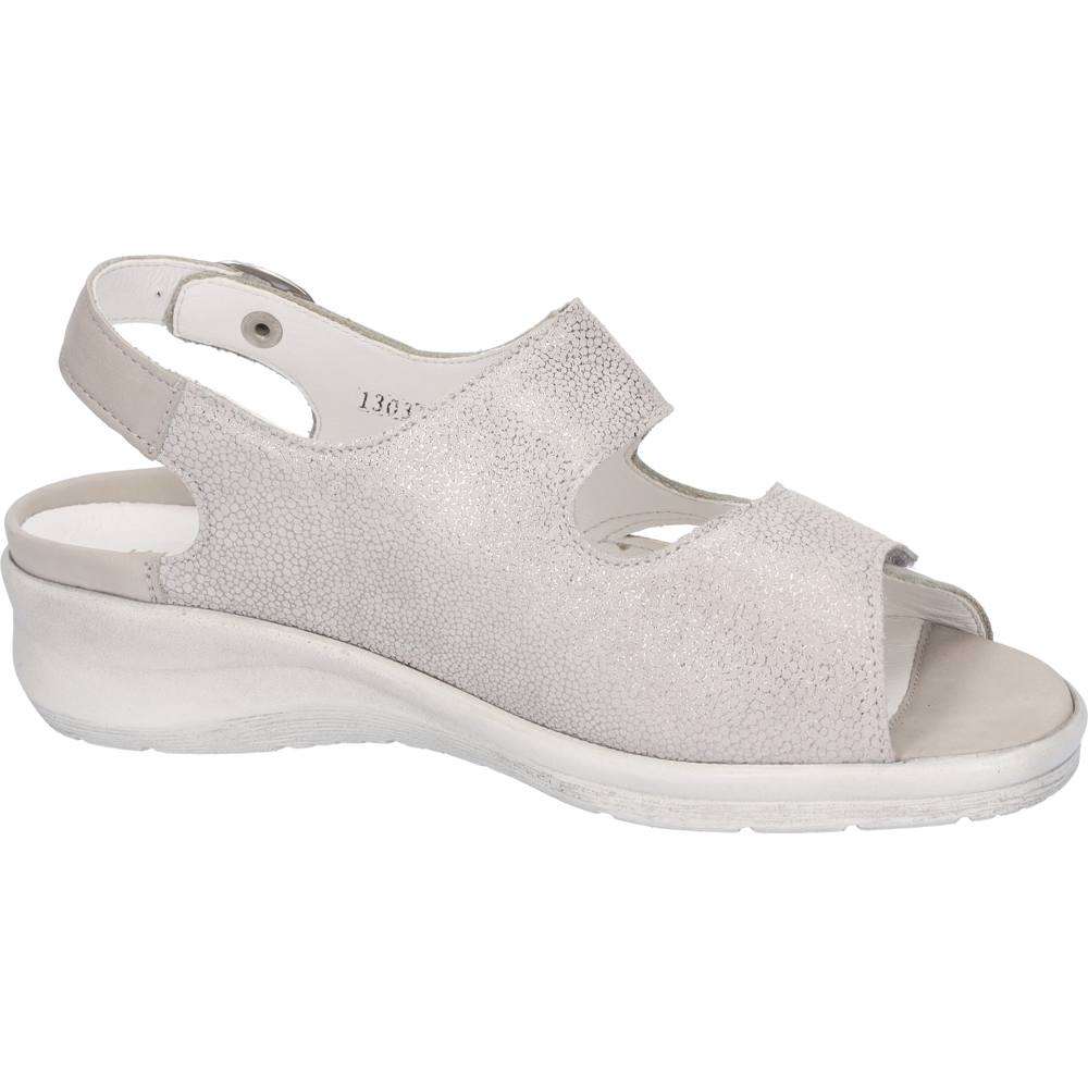 Waldlaufer Waldlaufer Merle 811004-324-070 Stein Silver Sandals Stein Silber Ladies